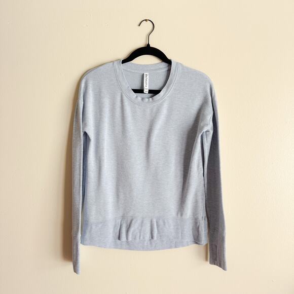 Athleta Light Blue Coaster Luxe Pullover Sweatshirt - XXS - Picture 1 of 8
